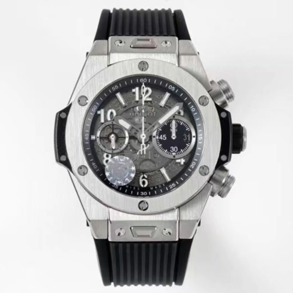BBF공장 위블로 빅뱅 유니코 티타늄 그레이 러버 스트랩 44mm 421.NX.1170.RX