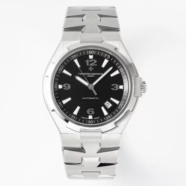 PPF공장 바쉐론 콘스탄틴 오버시즈 블랙 다이얼 스틸 SS 브레이슬릿 42mm 47040/B01A-9094