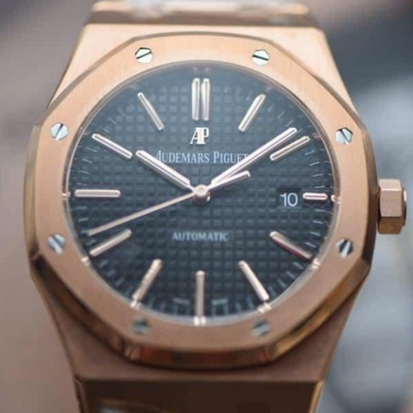 JF공장 오데마피게 로얄오크 블랙 다이얼 로즈골드 금통 41mm 15400OR