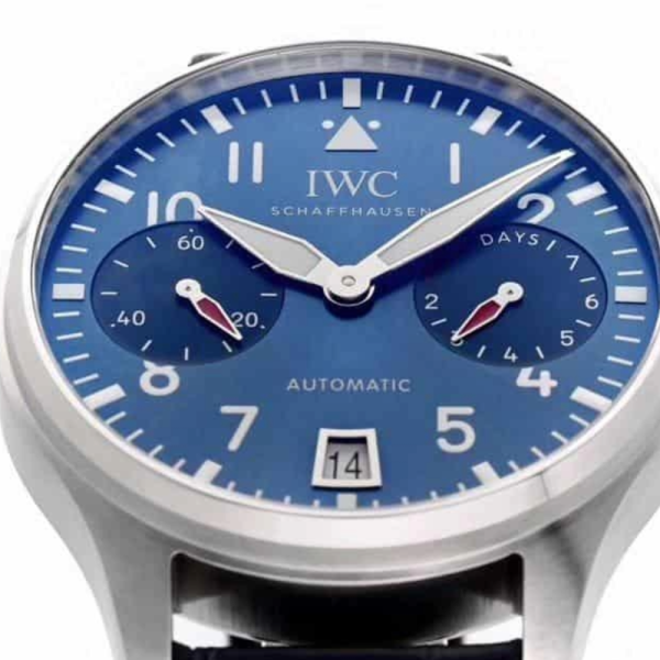 ZF공장 IWC 에어 마스터(빅 파일럿) 런던 스페셜 에디션 레더 스트랩 46mm IW501008