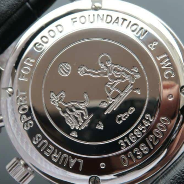 ZF공장 IWC 포르투갈 한정판 슈퍼 울트라씬 포르투기저 크로노그래프 스틸 블루 다이얼 레더 스트랩 40.9mm IW371432