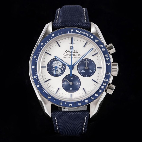 GS공장 오메가 스피드마스터 V2버전 스누피 어워드 50주년 기념 한정판 42mm 310.32.42.50.02.001