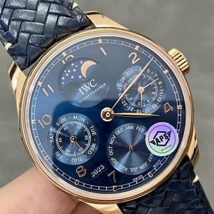 APS공장 IWC 포르투기저 퍼페츄얼 캘린더 부티크 에디션 레더 스트랩 44.2mm IW503312