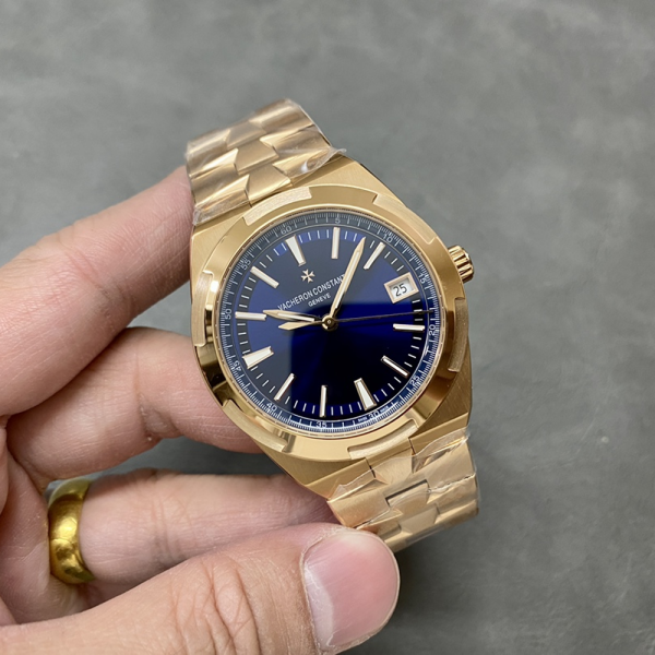 PPF공장 바쉐론 콘스탄틴 오버시즈 블루 다이얼 로즈골드 금통 41mm 4500V/110R-B705