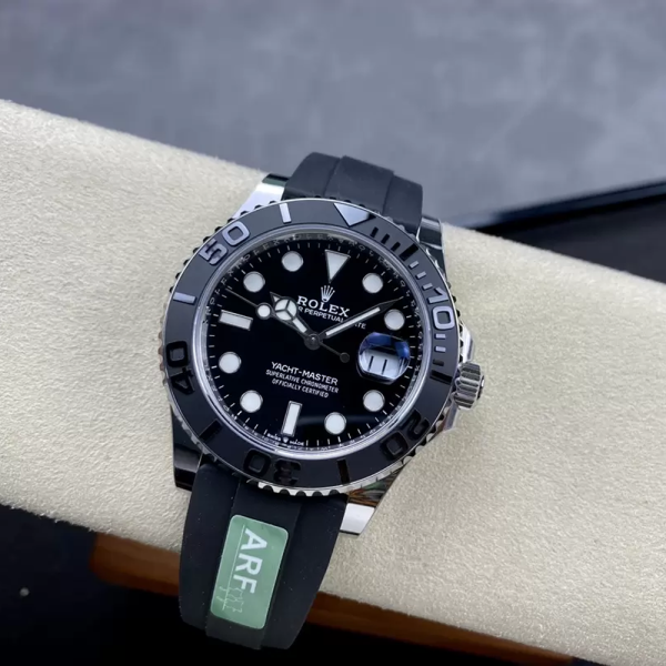 ARF공장 롤렉스 요트마스터 블랙 다이얼 화이트골드 러버밴드 42mm (텅스텐 헤비버전) 226659