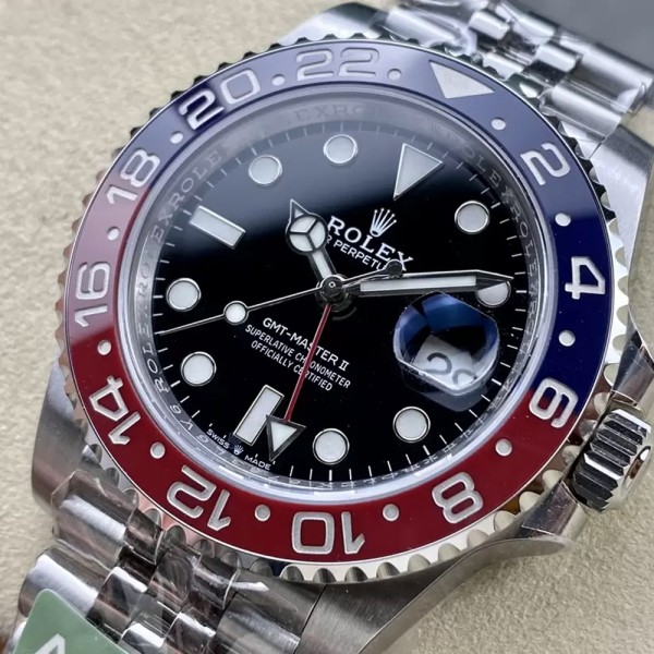 ARF공장 롤렉스 GMT 마스터2 펩시걸 쥬빌레 브레이슬릿 40mm V3 126710 BLRO