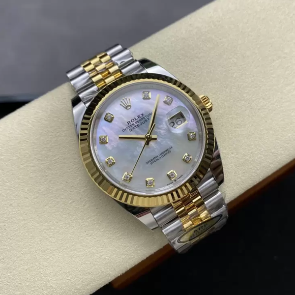 ARF공장 롤렉스 데이저스트 MOP 다이얼 10P 다이아 YG 콤비 쥬빌레 41mm 126333
